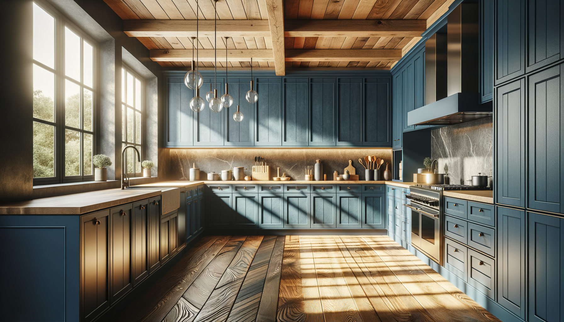 What are the trending kitchen cabinet colors for 2025?