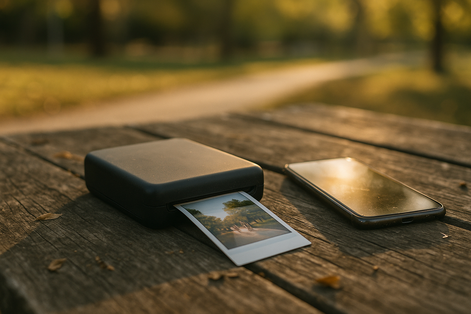 Portable photo printer: From phone to photo in just seconds